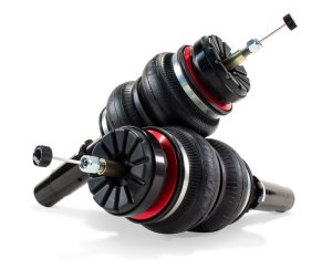 Audi RS7 Coilover Suspension Kit - Front - Air Lift - Air Lift Performance with Double-Bellow Air Springs, 30 Levels of Damping Adjustability, Threaded Body Shocks - Black - `12-`18
